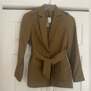 New Express belted blazer XS